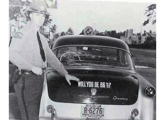 North Carolina police car image