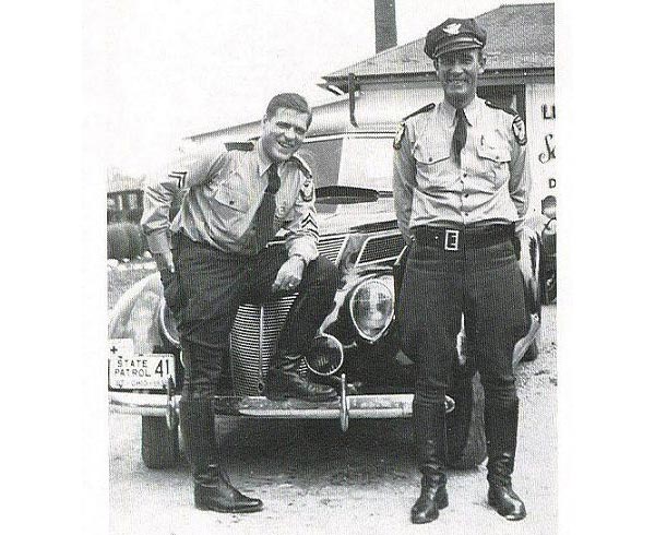 Ohio police license plate