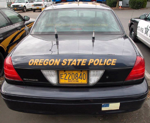 Oregon  police car