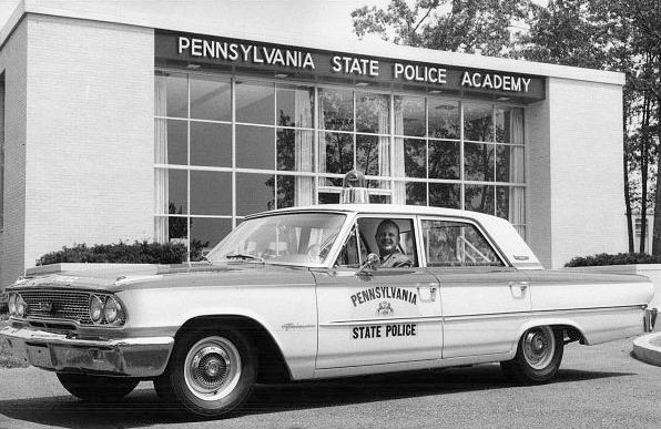 Pennsylvania police license plate