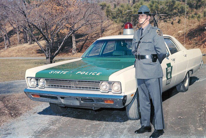 Pennsylvania police license plate