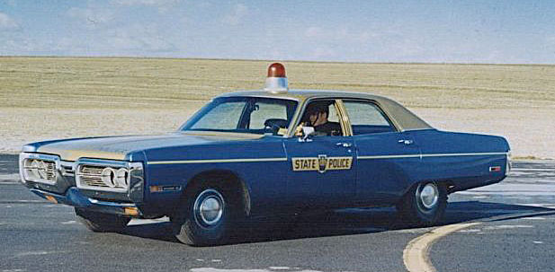 Pennsylvania police license plate
