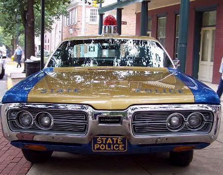 Pennsylvania police license plate