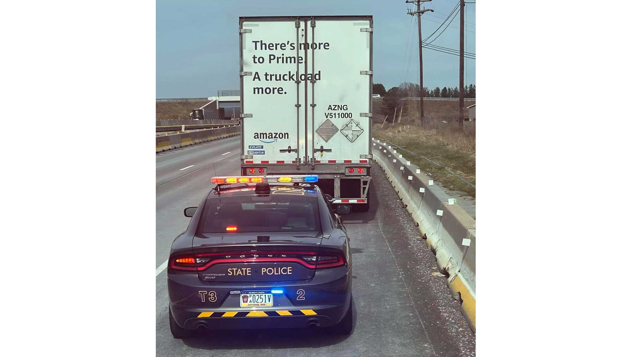 Pennsylvania  police car