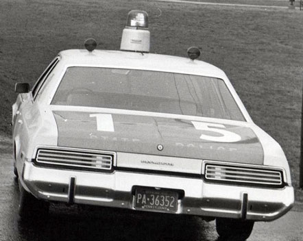 Pennsylvania police license plate