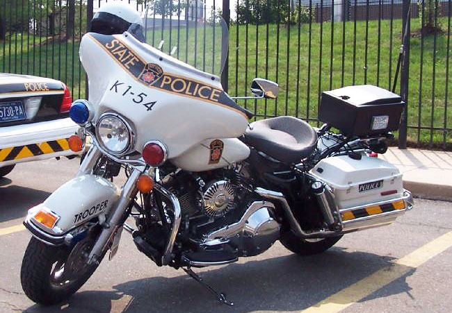 Pennsylvania police license plate