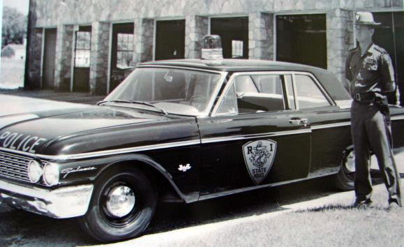 Rhode Island police license plate
