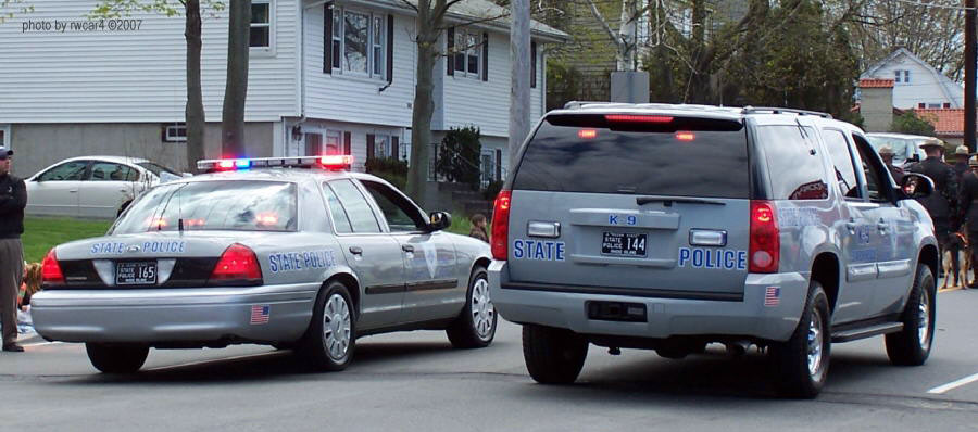 Rhode Island police license plate