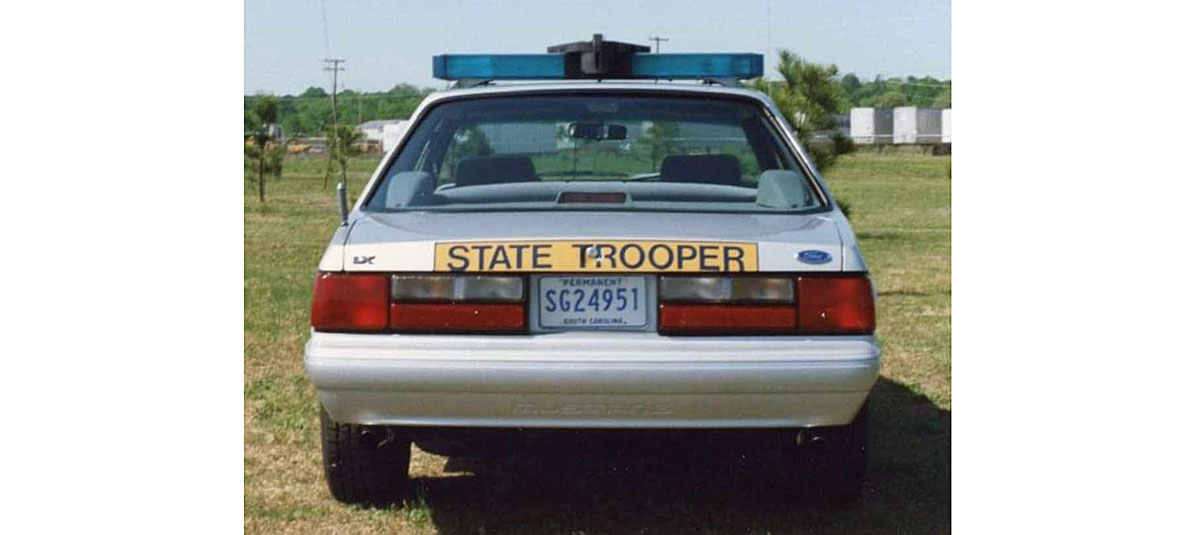 SouthCarolina  police license plate