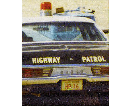 South Dakota police license plate