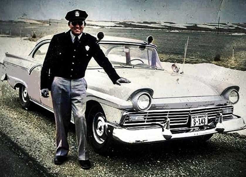 South Dakota  police license plate