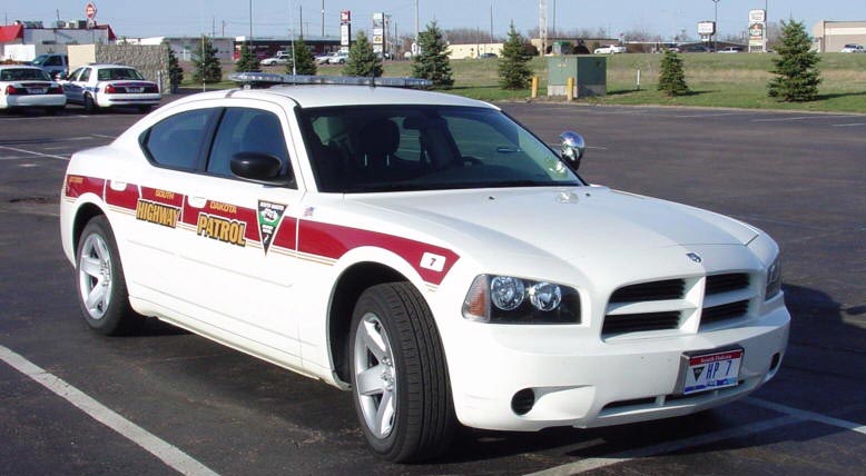 South Dakota police license plate