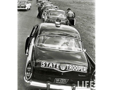 Tennessee police license plate image