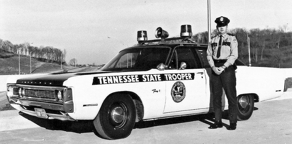 Tennessee police license plate image
