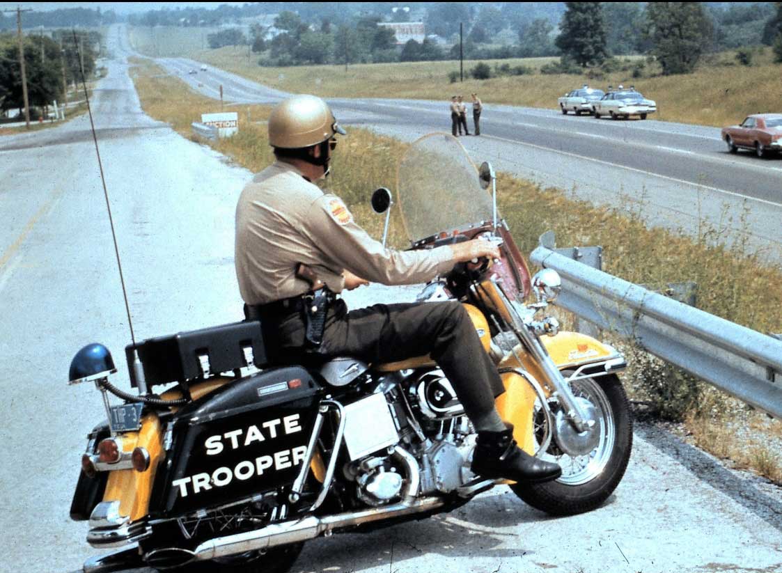 Tennessee police license plate image