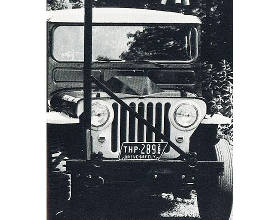 Tennessee police license plate image