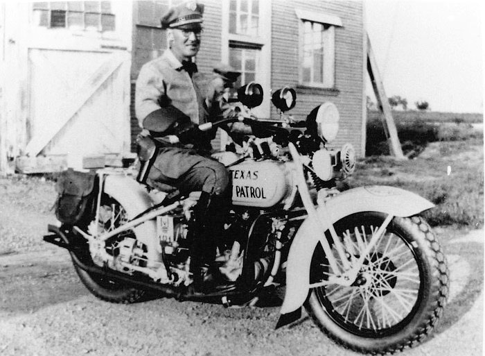 Texas police license plate image