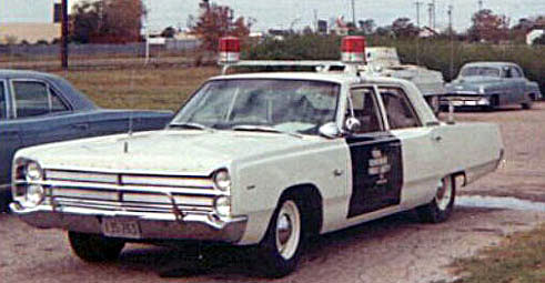 Texas police license plate image