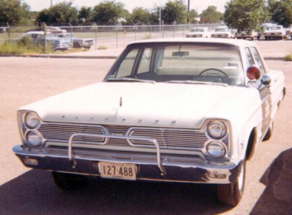 Texas  police license plate image