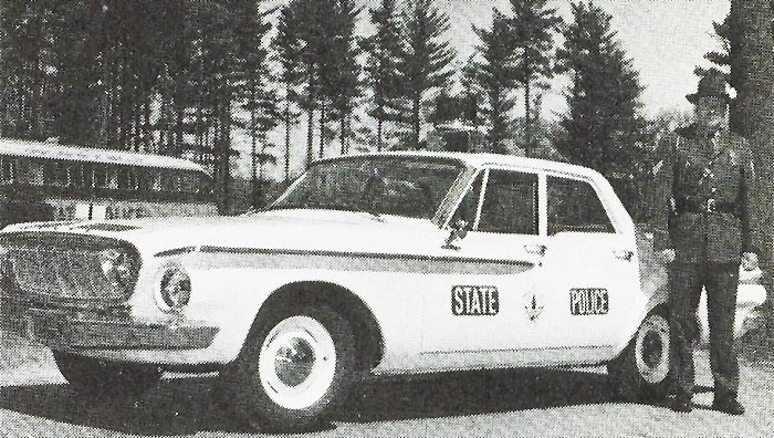 Vermont police license plate image