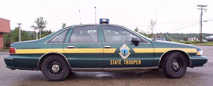 Vermont police license plate image