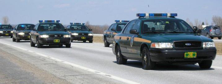 Vermont police car