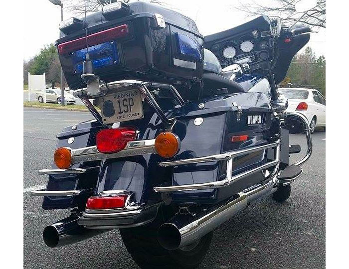 Virginia  police license plate