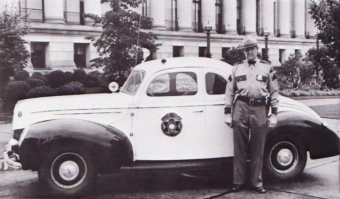 Washington police license plate image