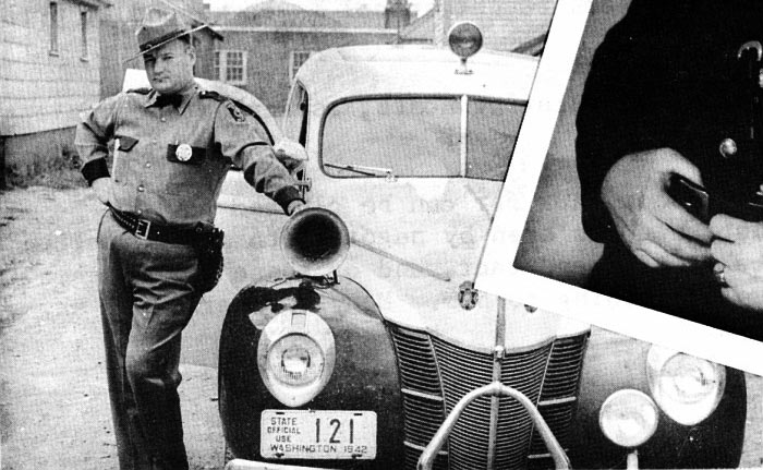 Washington police license plate image
