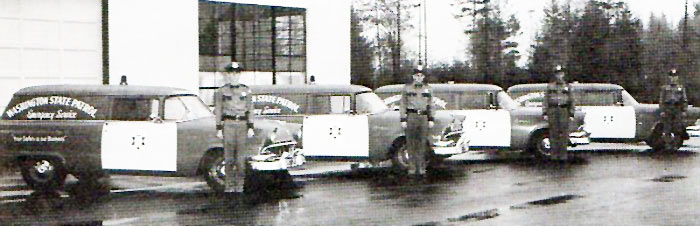 Washington police license plate image