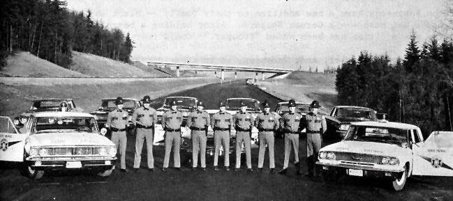 Washington police license plate image