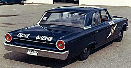 Washington police license plate image