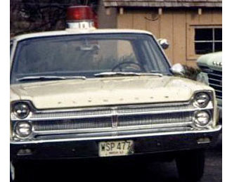 Washington police license plate image