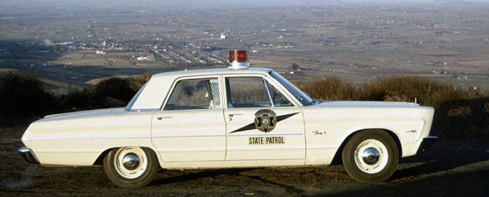 Washington police license plate image