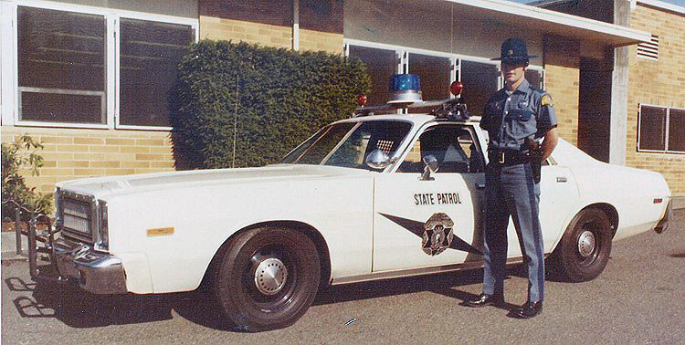 Washington police license plate image
