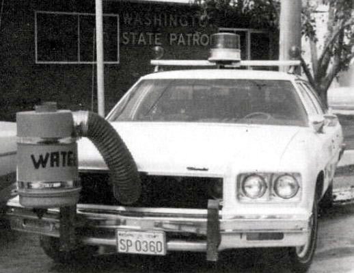 Washington police license plate image