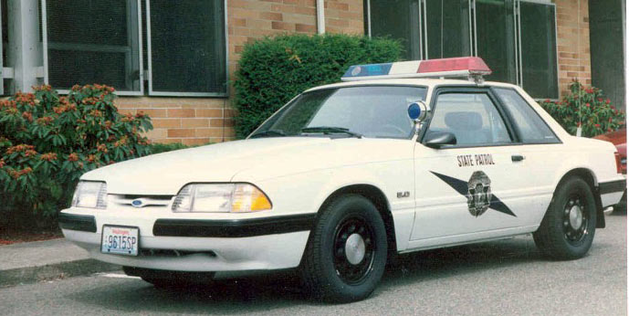 Washington police license plate image