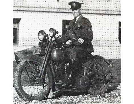 Washington police motorcycle