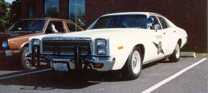 Washington police license plate image