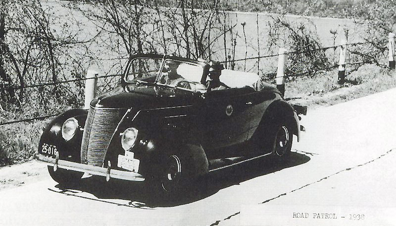 West Virginia police license plate image