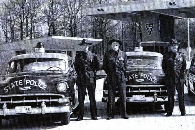 West Virginia police license plate image