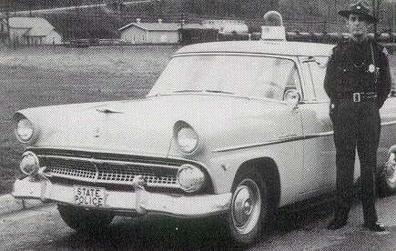 West Virginia police license plate image
