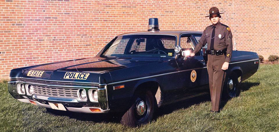 West Virginia police license plate image