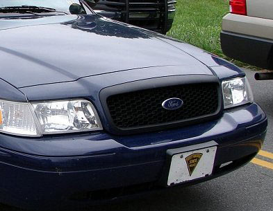 West Virginia police license plate image
