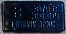 West Virginia  police license plate