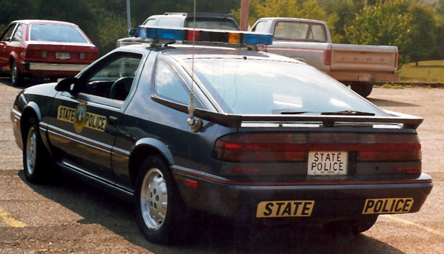 West Virginia police license plate image