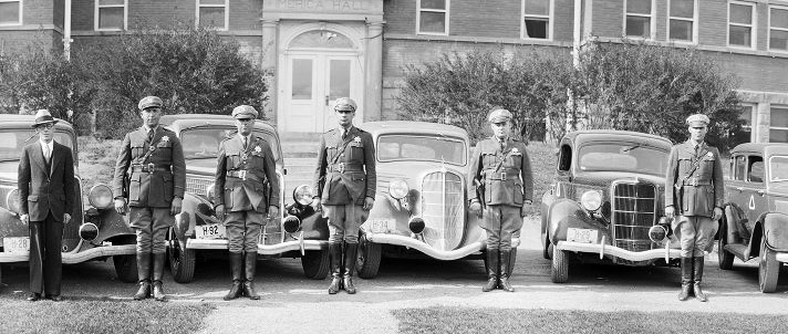 Wyoming police cars