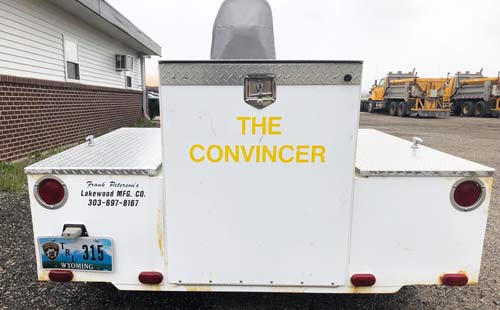Wyoming  police license plate image